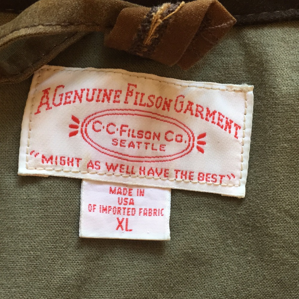 Filson Cover Cloth Mile Marker Coat
